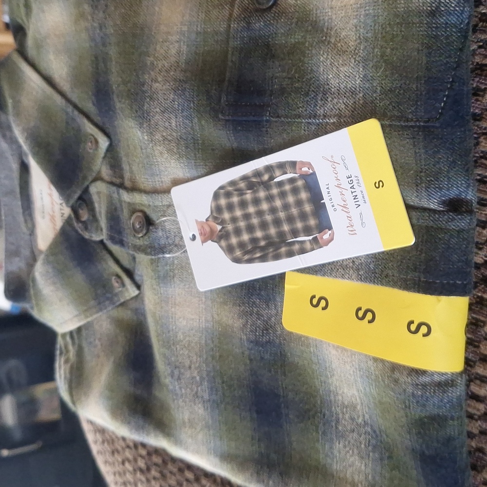 Men's weatherproof long sleeve(9) flannel shirt